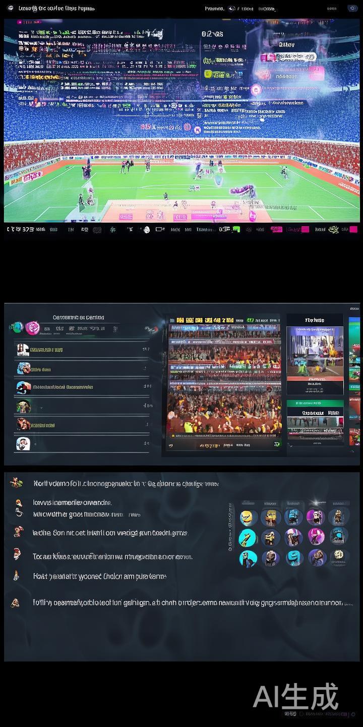 例如，平台中的实时弹幕功能，允许用户在比赛期间发表